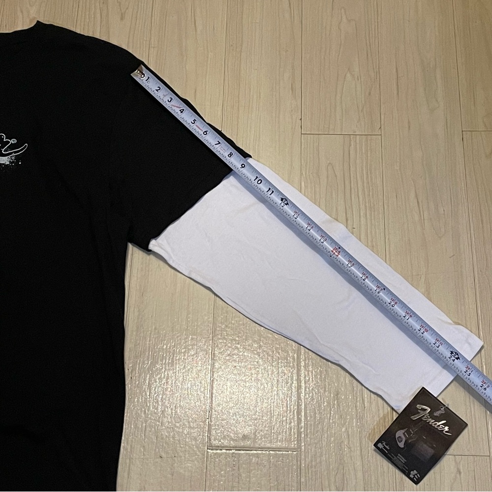 NWT Fender Rock and Roll Lifestyle Black and White Long Sleeve T-Shirt Size  XXL - Picture 11 of 16
